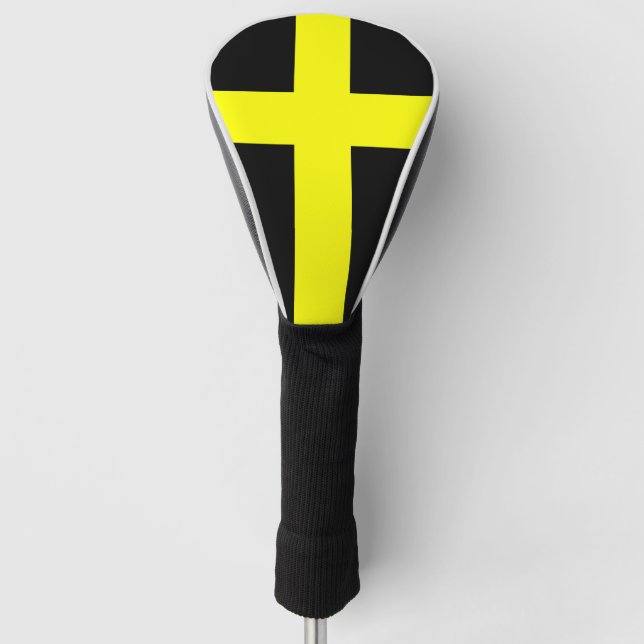 Flagge von Saint-David (Wales) Golf Headcover (Vorderseite)