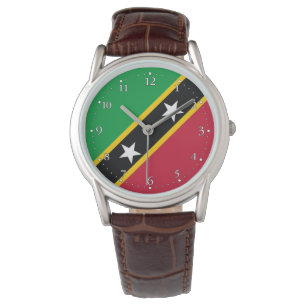 Flagge von Saint Kitts und Nevis Armbanduhr