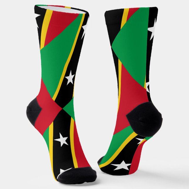 Flagge von Saint Kitts und Nevis Socken (Gewinkelt)