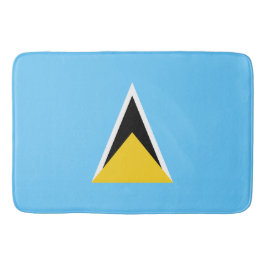 Flagge von Saint Lucia (St. Lucia) (Karibik) Badematte