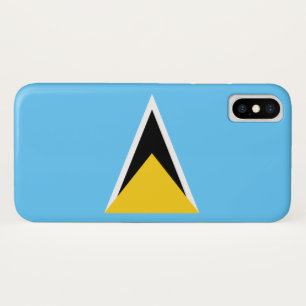 Flagge von Saint Lucia (St. Lucia) (Karibik) Case-Mate iPhone Hülle