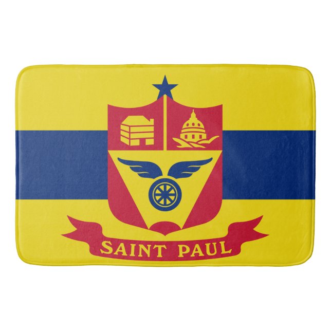 Flagge von Saint Paul (Minnesota) Badematte (Vorderseite)