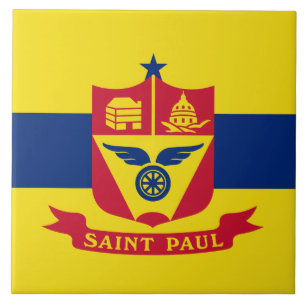 Flagge von Saint Paul (Minnesota) Fliese