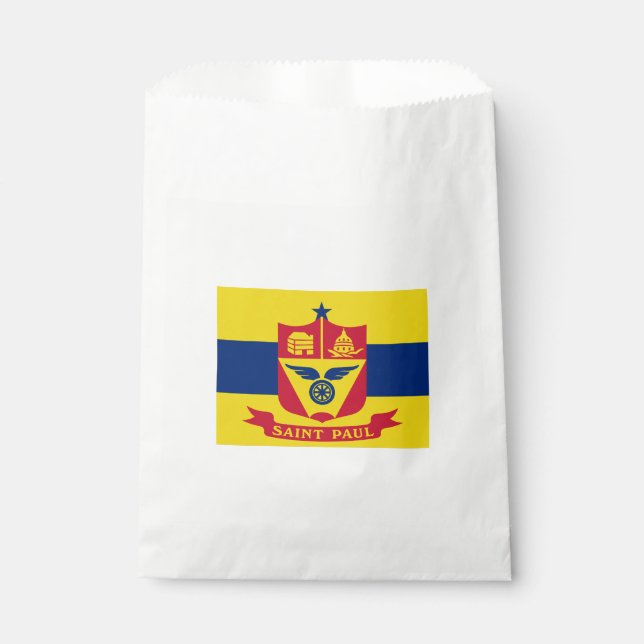 Flagge von Saint Paul (Minnesota) Geschenktütchen (Vorderseite)
