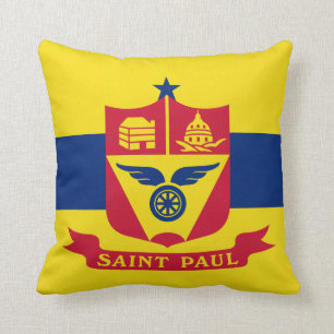 Flagge von Saint Paul (Minnesota) Kissen