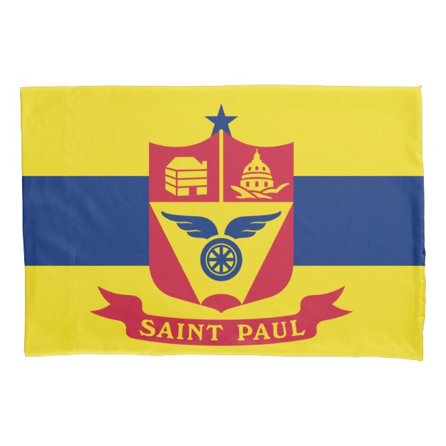 Flagge von Saint Paul (Minnesota) Kissenbezug (Vorderseite)