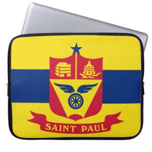Flagge von Saint Paul (Minnesota) Laptopschutzhülle