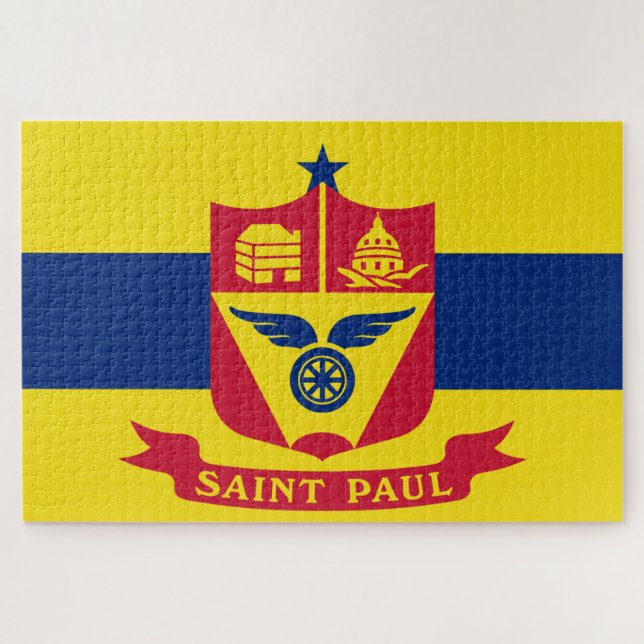 Flagge von Saint Paul (Minnesota) Puzzle (Horizontal)