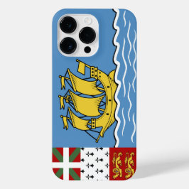 Flagge von Saint Pierre und Miquelon iPhone 14 Pro Max Hülle
