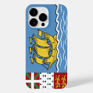 Flagge von Saint Pierre und Miquelon iPhone 14 Pro Max Hülle