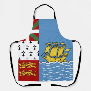 Flagge von Saint-Pierre und Miquelon Schürze