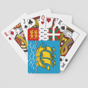 Flagge von Saint Pierre und Miquelon Spielkarten