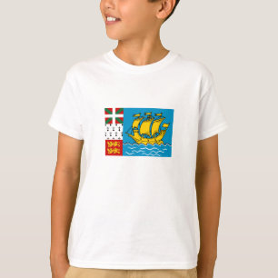 Flagge von Saint-Pierre und Miquelon T-Shirt
