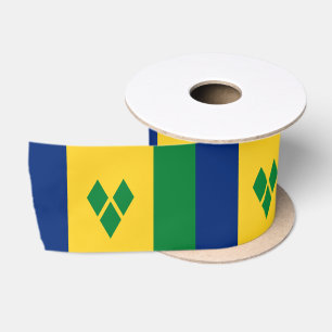 Flagge von Saint Vincent Satinband
