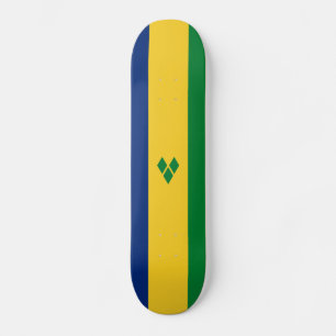 Flagge von Saint Vincent Skateboard