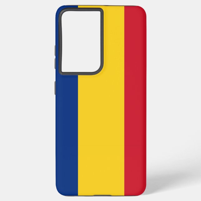 Flagge von Samsung Galaxy S21 Ultra Case Rumänien Hülle (Rückseite)