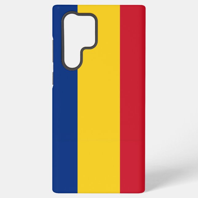Flagge von Samsung Galaxy S22 Ultra Case Rumänien Hülle (Rückseite)
