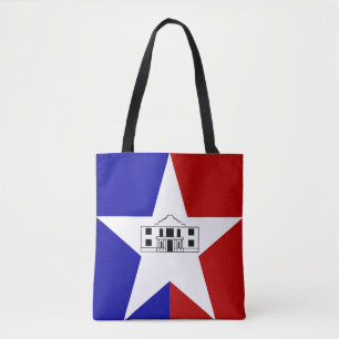 Flagge von San Antonio, Texas Tote Tag