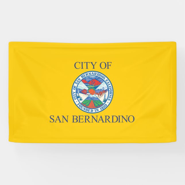 Flagge von San Bernardino (Kalifornien) Banner (Horizontal)