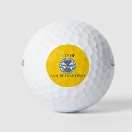 Flagge von San Bernardino (Kalifornien) Golfball