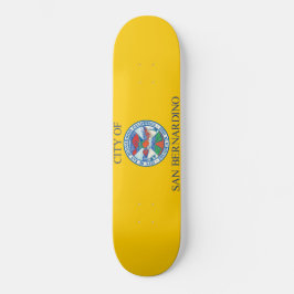 Flagge von San Bernardino (Kalifornien) Skateboard