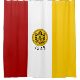 Flagge von San Diego City (Kalifornien) Duschvorhang