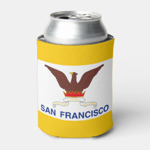 Flagge von San Francisco, Kalifornien Can Cooler Dosenkühler