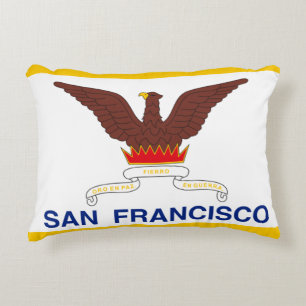 Flagge von San Francisco, Kalifornien Zierkissen