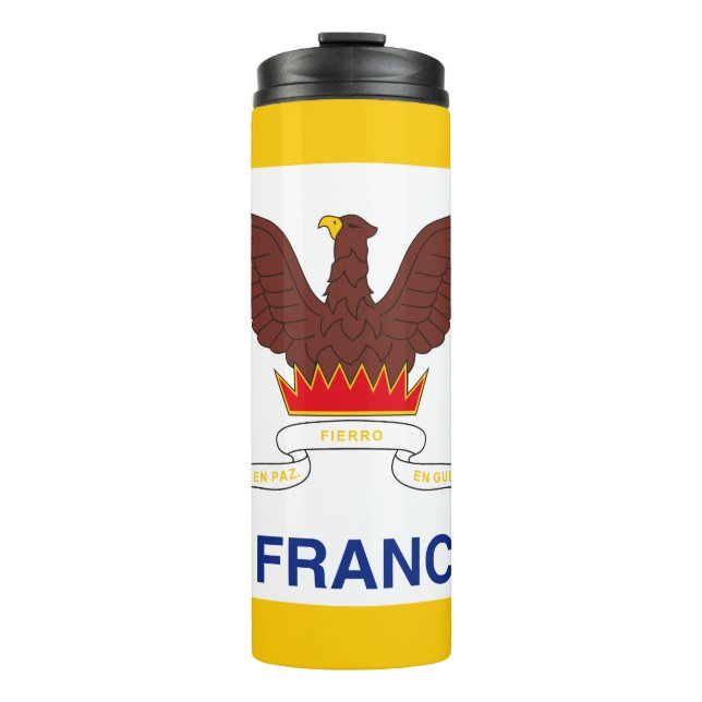 Flagge von San Francisco, kalifornische Thermaltum Thermosbecher (Vorderseite)