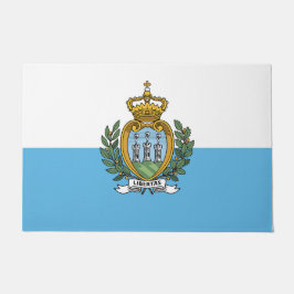 Flagge von San Marino Fußmatte