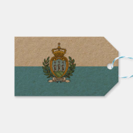 Flagge von San Marino Geschenkanhänger
