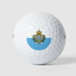 Flagge von San Marino Golfball