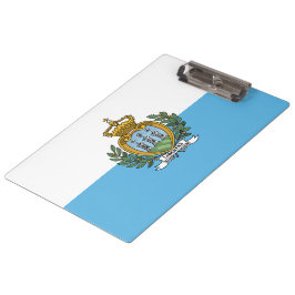 Flagge von San Marino Klemmbrett
