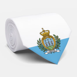 Flagge von San Marino Krawatte