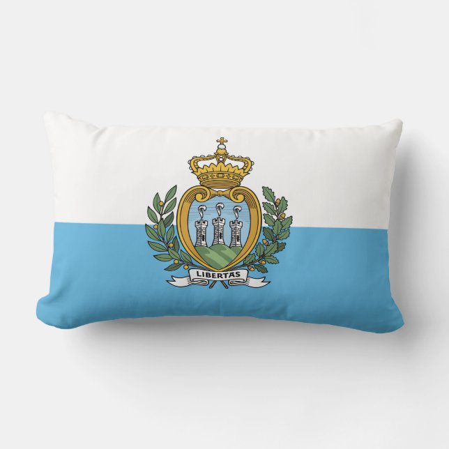 Flagge von San Marino Lendenkissen (Vorderseite)