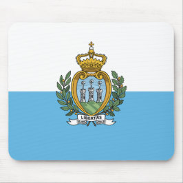 Flagge von San Marino Mousepad