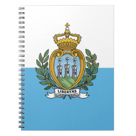 Flagge von San Marino Notizblock