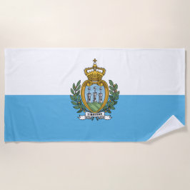 Flagge von San Marino Strandtuch