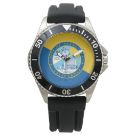 Flagge von Santa Ana (Kalifornien) Armbanduhr