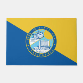 Flagge von Santa Ana (Kalifornien) Fußmatte