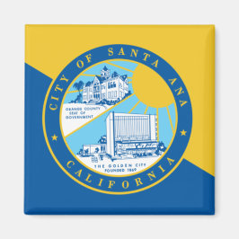Flagge von Santa Ana (Kalifornien) Magnet