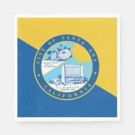 Flagge von Santa Ana (Kalifornien) Serviette