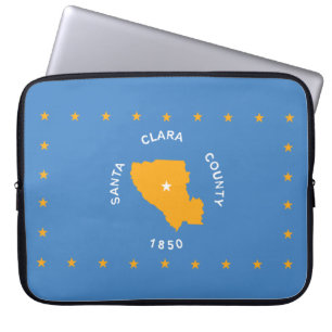 Flagge von Santa Clara (US-Landkreis, Kalifornien) Laptopschutzhülle