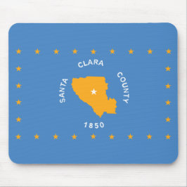 Flagge von Santa Clara (US-Landkreis, Kalifornien) Mousepad