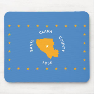 Flagge von Santa Clara (US-Landkreis, Kalifornien) Mousepad
