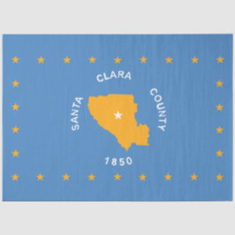 Flagge von Santa Clara (US-Landkreis, Kalifornien) Seidenpapier