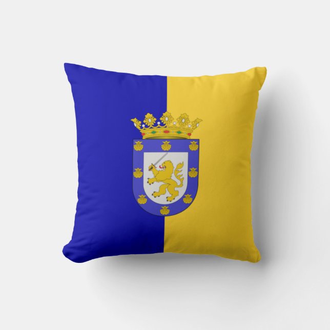 Flagge von Santiago (Chile) Kissen (Vorderseite)