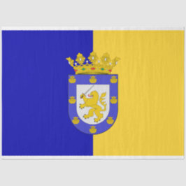 Flagge von Santiago (Chile) Seidenpapier