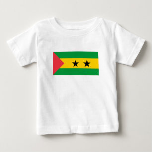 Flagge von São Tomé und Príncipe Baby T-shirt