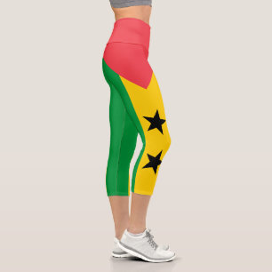 Flagge von São Tomé und Principe Capri Leggings